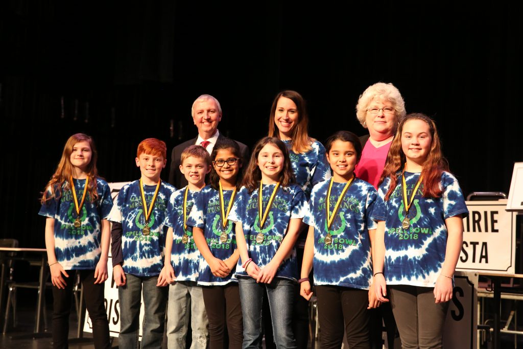Mary Frank 2018 4th grade Spell Bowl Winners