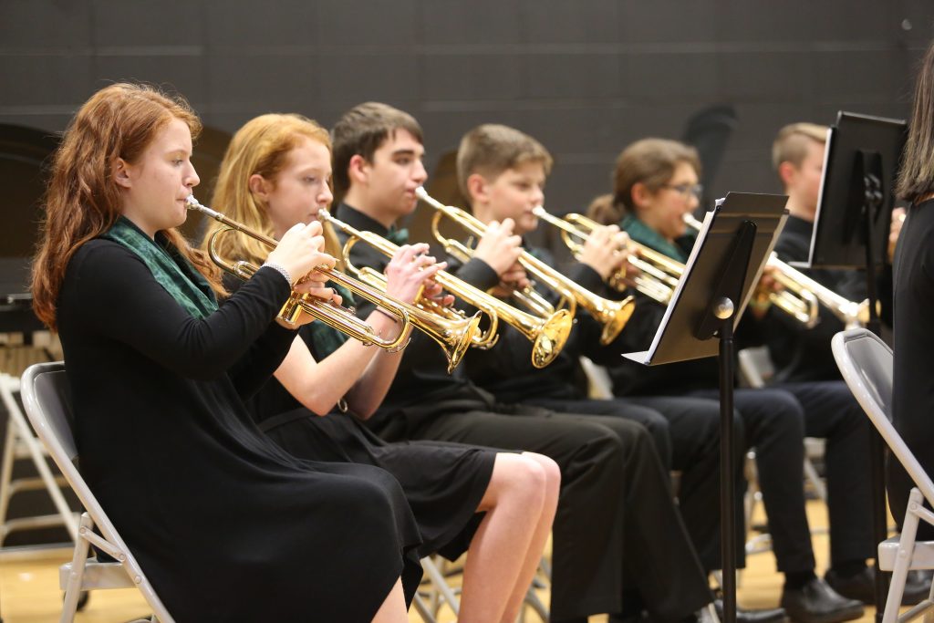 Discovery Middle School Orchestra students