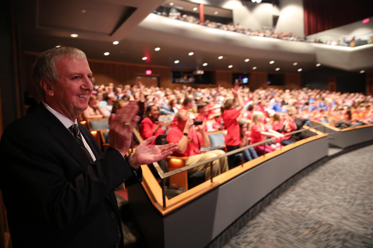 Dr. Thacker & Bittersweet students celebrate