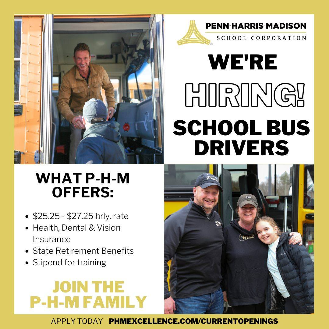 🚌Become PHM school bus driver 📲 Apply at phmexcellence.com/CurrentOpenings⛓Link is also in our bio.