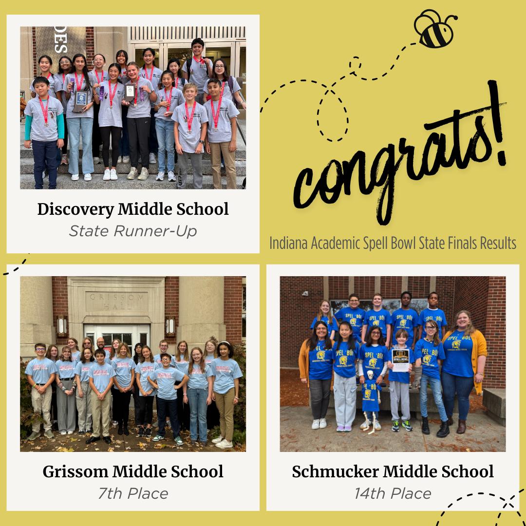 Congratulations to our middle school spell bowl teams on a great season! #PHMExcellence
